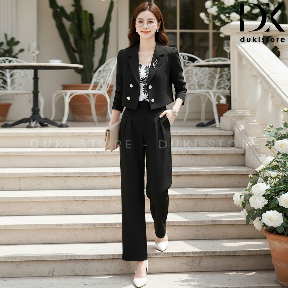 bộ blazer nữ 4 cúc ngang màu đen dáng lửng cao cấp bo-blazer-nu-4-cuc-ngang-mau-den-dang-lung-cao-cap-BLU0145-3.jpg